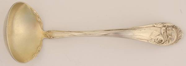 Flower De Luce (Silverplate, 1904) Solid Piece Cream Ladle