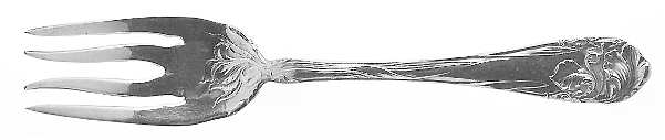 Flower De Luce (Silverplate, 1904) Individual Salad Fork