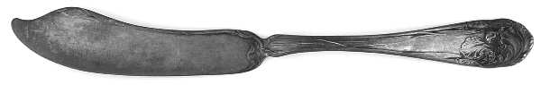 Flower De Luce (Silverplate, 1904) Flat Handle Master Butter Knife