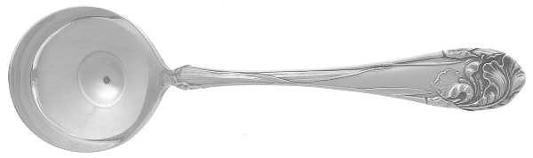 Flower De Luce (Silverplate, 1904) Round Bowl Soup Spoon (Bouillon)