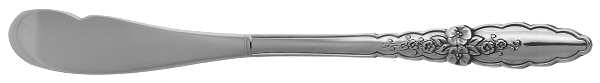 Floral Glen (Stainless) Flat Handle Butter Spreader