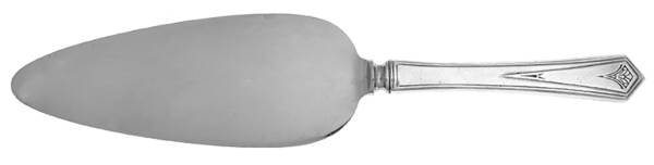 Flight (Silverplate, 1930) Pie Server with Stainless Blade