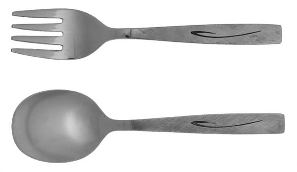 Flight (Stainless, Community) 2 Pc Baby Set (BF, BS)