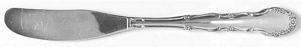 Flirtation (Silverplate, 1959) Flat Handle Butter Spreader
