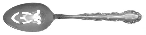 Flirtation (Silverplate, 1959) Pierced Tablespoon (Serving Spoon)