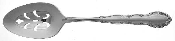 Flirtation (Silverplate, 1959) Pierced Tablespoon (Serving Spoon)