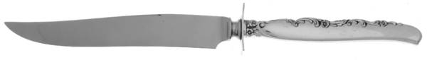 Flower Lane (Sterling, 1957) Small Steak Carving Knife with Stainless Blade
