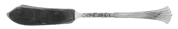 Floral Queen (Silverplate, 1992) Flat Handle Master Butter Knife