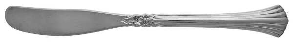 Floral Queen (Silverplate, 1992) Flat Handle Butter Spreader