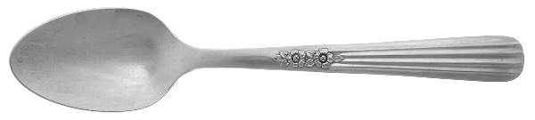 Fluted Rose (Stainless) Teaspoon