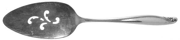 Flowertime (Silverplate, 1963) Solid Pierced Pie Server