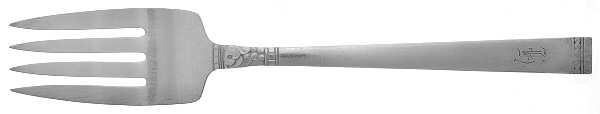 Forever (Silverplate, 1939) Medium Solid Cold Meat Serving Fork