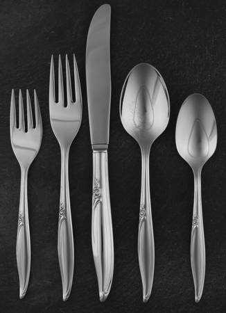 Forever Rose (Stainless, Kenwood) 5 Piece Place Setting