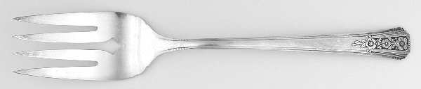 Fortune (Silverplate, 1939) Medium Solid Cold Meat Serving Fork