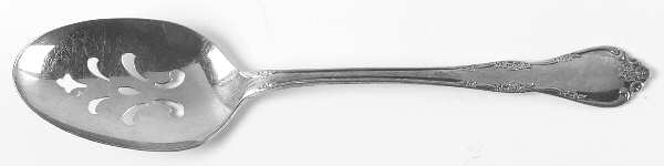 Fredericksburg (Silverplate, 1968) Pierced Tablespoon (Serving Spoon)