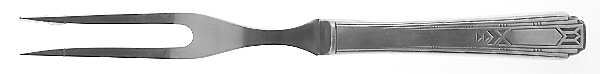Friendship-Medality (Silverlpt, 1932) Small Steak Carving Fork with Stainless Prongs
