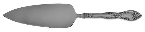Galveston (Stainless) Pie Server with Serrated Stainless Blade HC