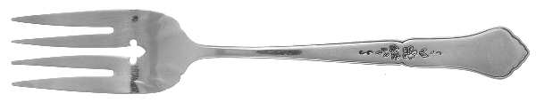 Gazebo (Stainless) Medium Solid Cold Meat Serving Fork