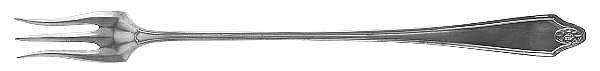 Georgian (Silverplate, 1912) Long Handle Pickle/Olive Fork