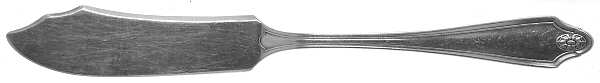 Georgian (Silverplate, 1912) Flat Handle Master Butter Knife