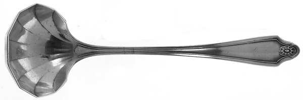 Georgian (Silverplate, 1912) Solid Piece Cream Ladle