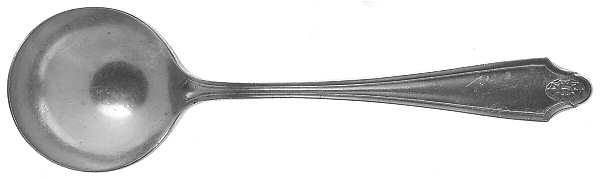 Georgian (Silverplate, 1912) Round Bowl Soup Spoon (Bouillon)