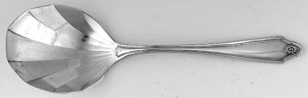 Georgian (Silverplate, 1912) Solid Shell Casserole Spoon
