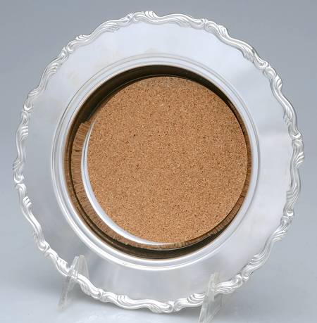 Georgian Scroll (Silverplate, Hollowware) Silverplate Wine Coaster