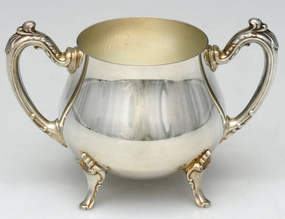Georgian Scroll (Silverplate, Hollowware) Sugar Bowl No Lid
