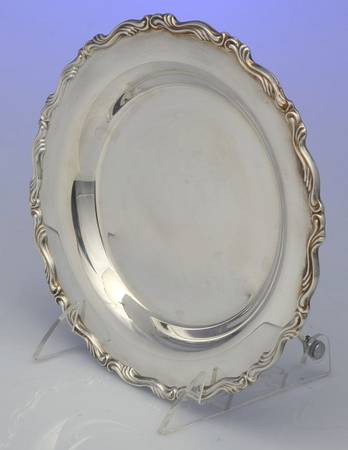 Georgian Scroll (Silverplate, Hollowware) Silverplate Salad Plate