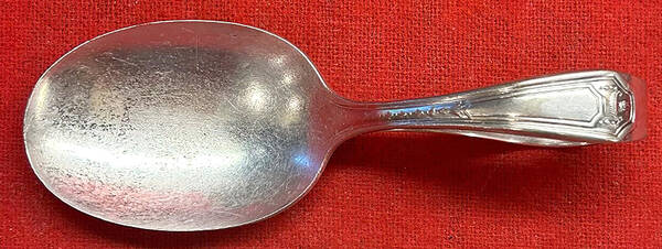 Glendale (Silverplate, 1930) Curved Handle Baby Spoon