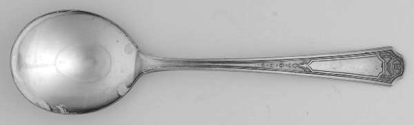 Glendale (Silverplate, 1930) Round Bowl Soup Spoon (Gumbo)