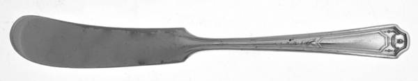 Glendale (Silverplate, 1930) Flat Handle Butter Spreader