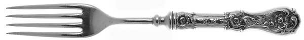 Glenrose (Silverplate, 1908) Hollow Handle Fork