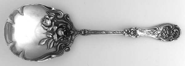 Glenrose (Silverplate, 1908) Solid Shell Casserole Spoon