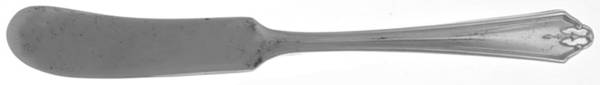 Gloria-El Royale (Silverplate, 1930) Flat Handle Master Butter Knife