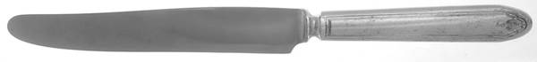 Gloria-El Royale (Silverplate, 1930) New French Solid Indented Knife