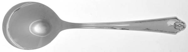 Gloria-El Royale (Silverplate, 1930) Round Bowl Soup Spoon (Gumbo)