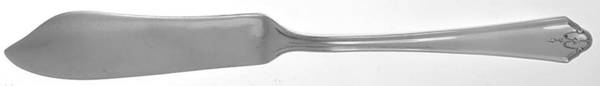 Gloria-El Royale (Silverplate, 1930) Flat Handle Butter Spreader