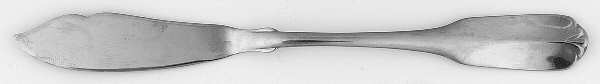 Gloria (Montclair, Stainless) Flat Handle Master Butter Knife
