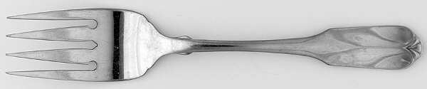Gloria (Montclair, Stainless) Medium Solid Cold Meat Serving Fork