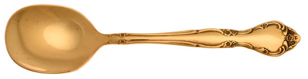 Golden Affection (Gold Electroplate) Straight Handle Baby Spoon