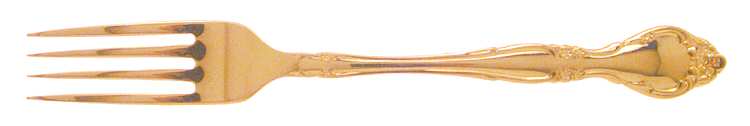 Golden Affection (Gold Electroplate) Fork