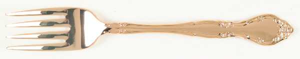 Golden Affection (Gold Electroplate) Individual Salad Fork