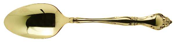 Golden Affection (Gold Electroplate) Tablespoon (Serving Spoon)