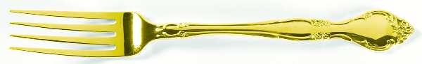 Golden Affection (Gold Electroplate) Fork