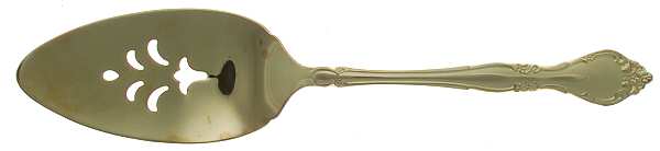 Golden Affection (Gold Electroplate) Solid Pierced Pie Server