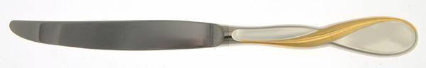 Golden Aquarius (Stainless, Gold Accent) Modern Solid Knife