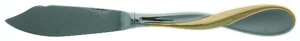 Golden Aquarius (Stainless, Gold Accent) Hollow Handle Master Butter Knife