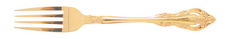 Golden Artistry (Gold Electroplate) Fork